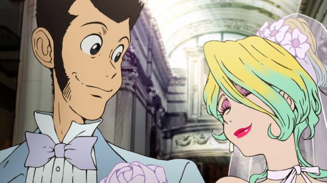La nuova serie di Lupin inizia con un matrimonio: ecco i nuovi dettagli e i doppiatori italiani Lupin III e la sua sposa, Rebecca Rossellini