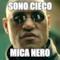 Sono cieco mica nero