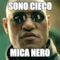 Sono cieco mica nero