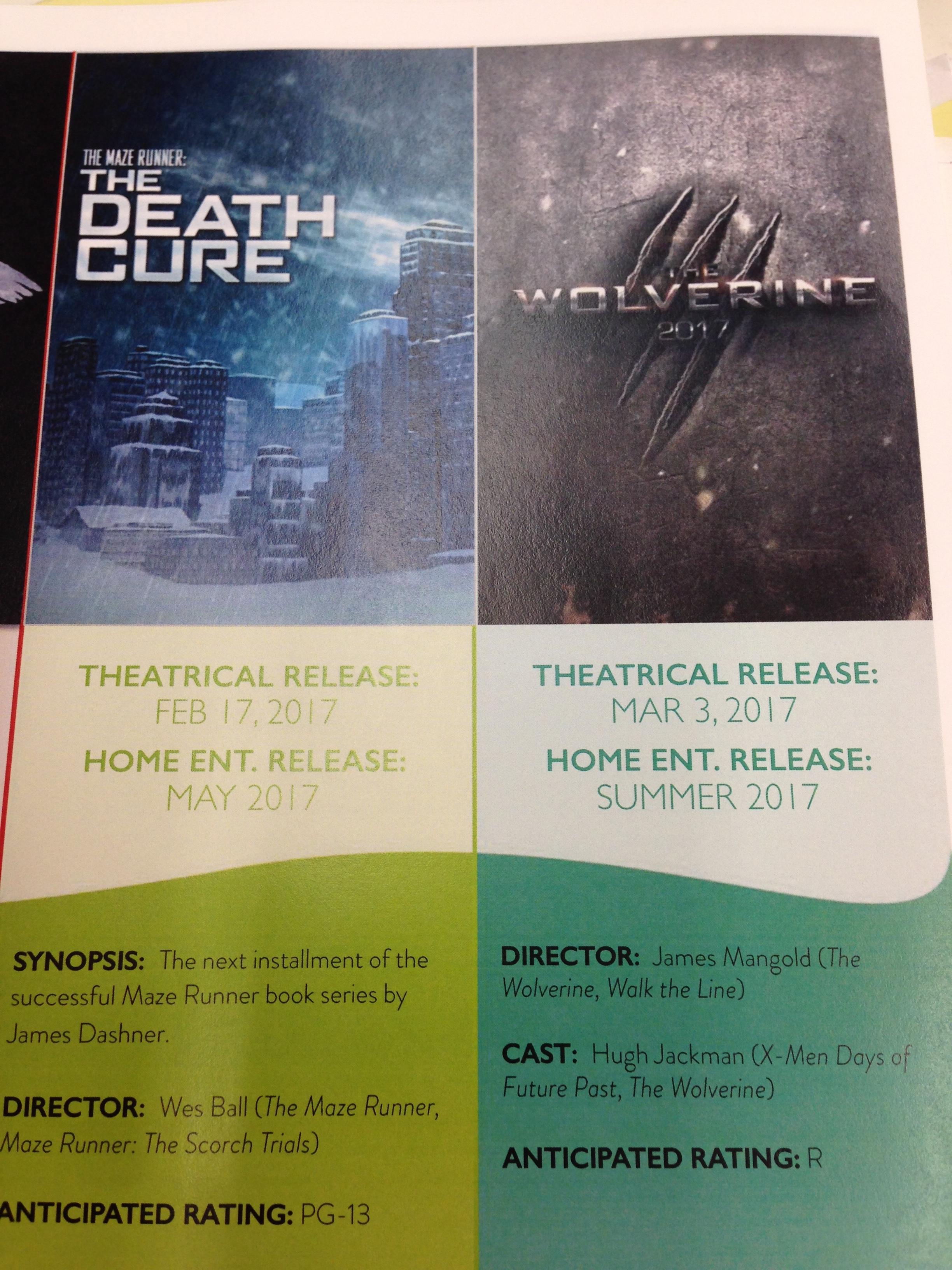 Wolverine 3 potrebbe essere distribuito con un rating R così come si evince dalla brochure di presentazione.