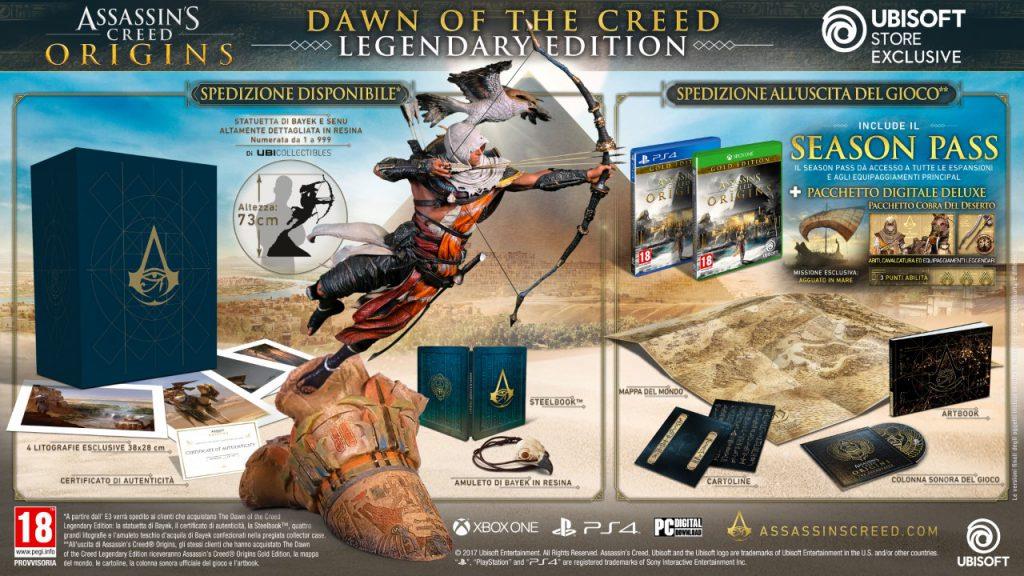 La locandina illustrativa per la Dawn of the Creed Legendary Collector’s Edition