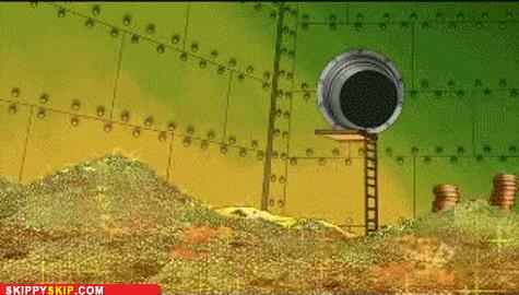 GIF Zio Paperone milionario