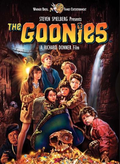 La locandina de I Goonies