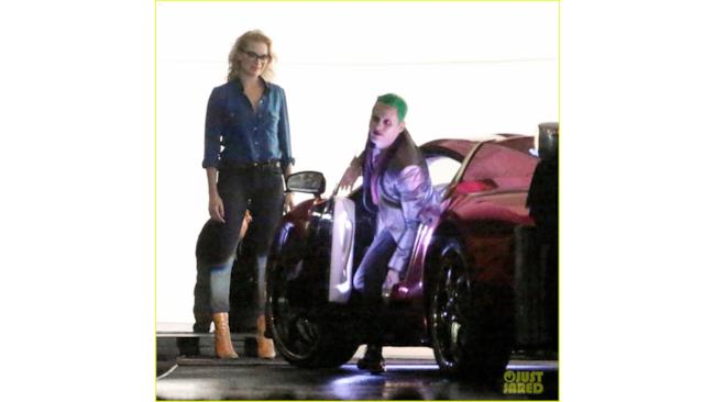Harley Quinn e il Joker sul set di Suicide Squad