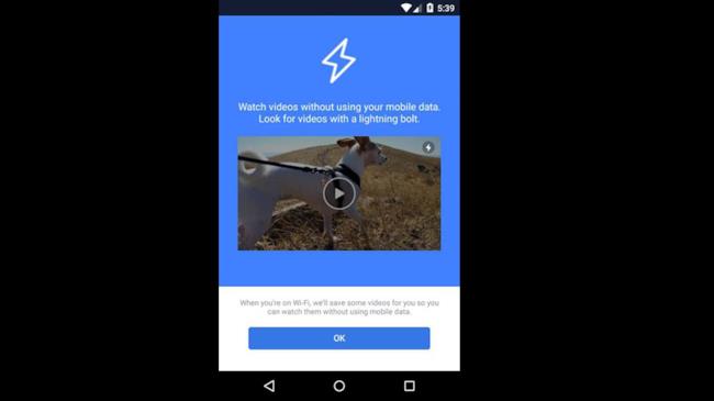 Facebook testa Instant Videos, scarichi col Wi-Fi e vedi quando vuoi La schermata di Instant Videos