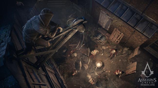 Jacob in una scena di Assassin's Creed Syndicate