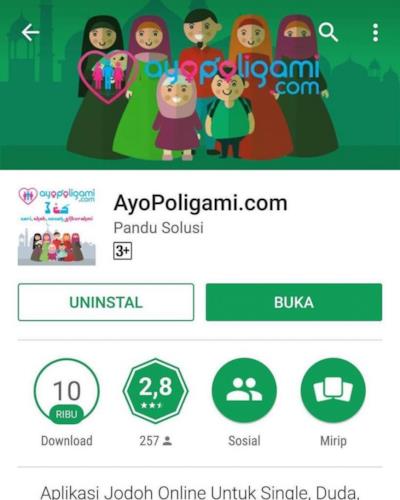 Uno screenshot di AyoPoligami