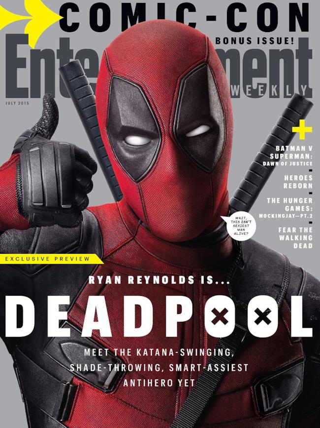 Deadpool conquista la copertina di Entertainment Weekly