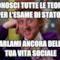 conosci tutte le teorie per l'esame di stato? parlami ancora della tua vita sociale