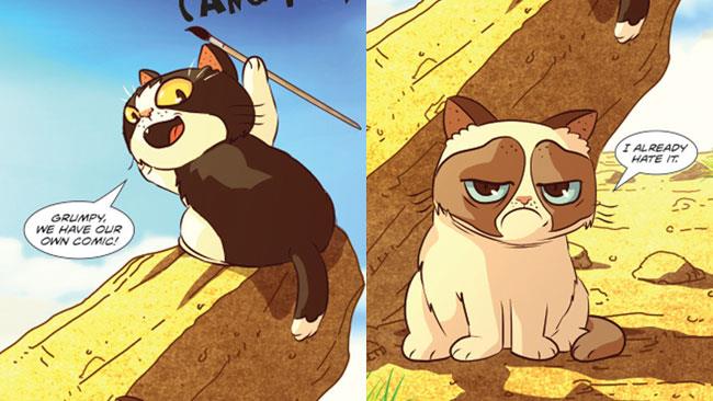 I gatti di internet Grumpy Cat e Pokey diventano una mini-serie a fumetti Grumpy Cat e Pokey saranno protagonisti di un fumetto tutto loro