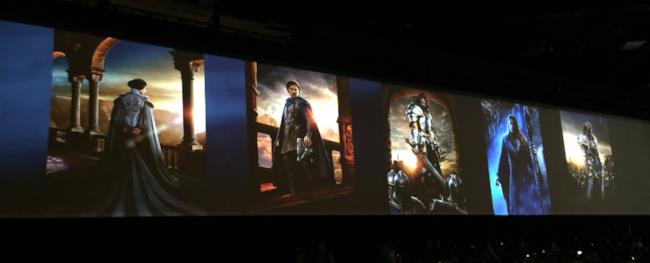 I character poster del film Warcraft al San Diego Comic-Con
