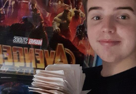 Kieran ha visto Avengers: Infinity War cento volte
