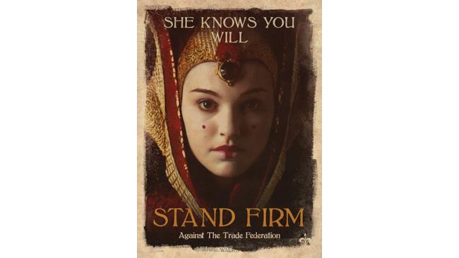 Poster della regina Amidala