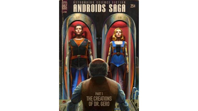 Saga degli Androidi, la prima copertina pulp col Dr. Gero