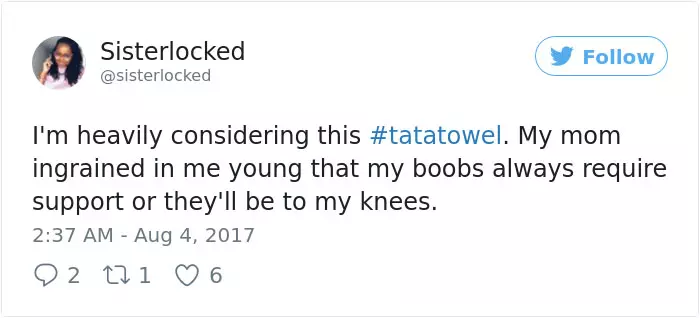 tutti parlano del Ta-Ta Towel