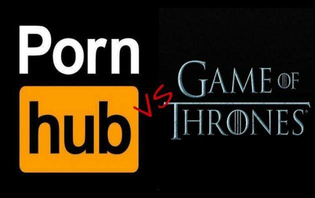 Gli ascolti di Game of Thrones fanno cadere il traffico su Pornhub Lo scontro senza fine fra Pornhub e Game of Thrones