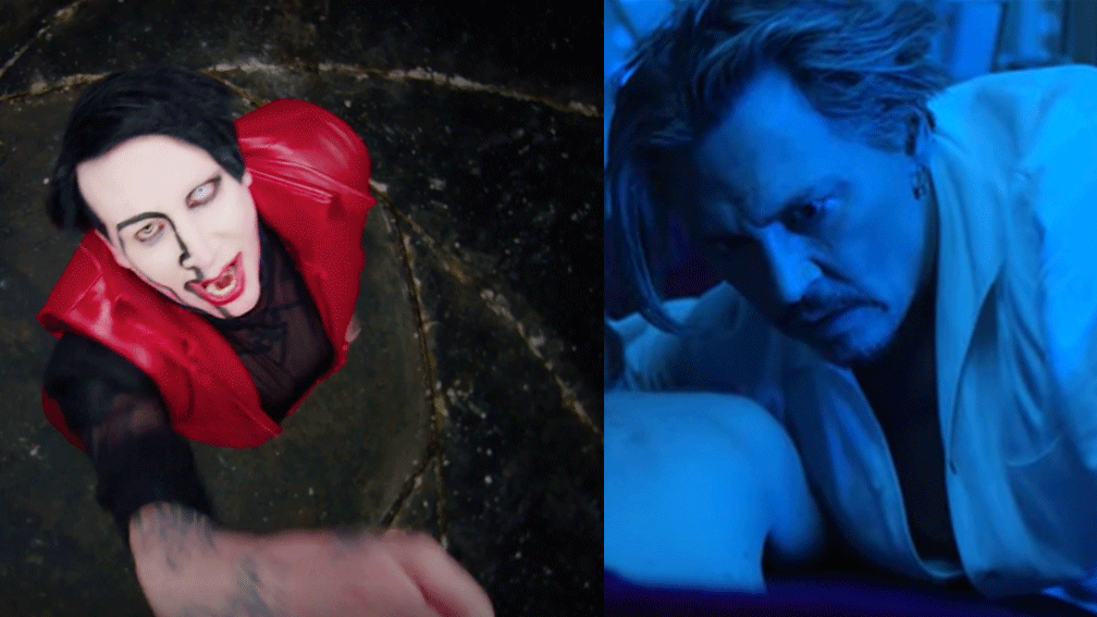 Marilyn Manson, nuovo video con Johnny Depp a base di orge Manson e Depp nel nuovo video