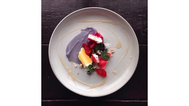 Caramelle gommose presentate come cibo gourmet