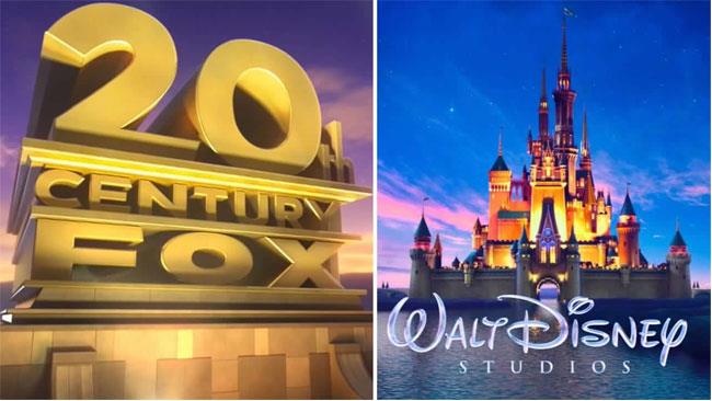 Il logo di Disney e quello di Fox Il logo di Disney e quello di Fox