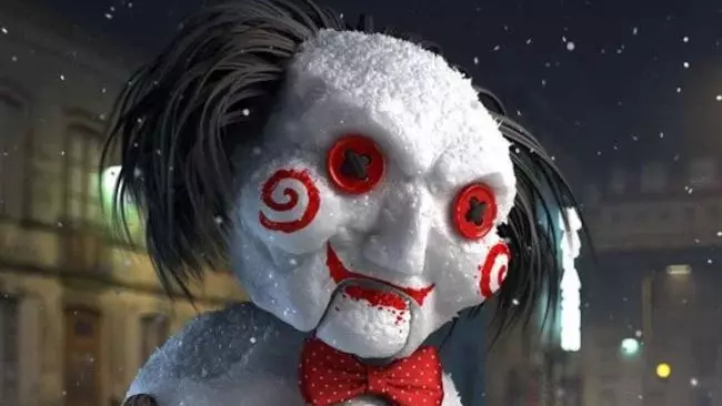 Il pupazzo di neve del pupazzo di Jigsaw Jigsaw in versione pupazzo di neve