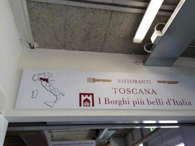 Toscana ed Emilia-Romagna sono state scambiate su un manifesto EXPO