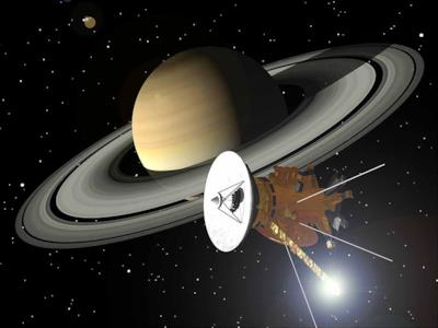 La sonda Cassini in missione