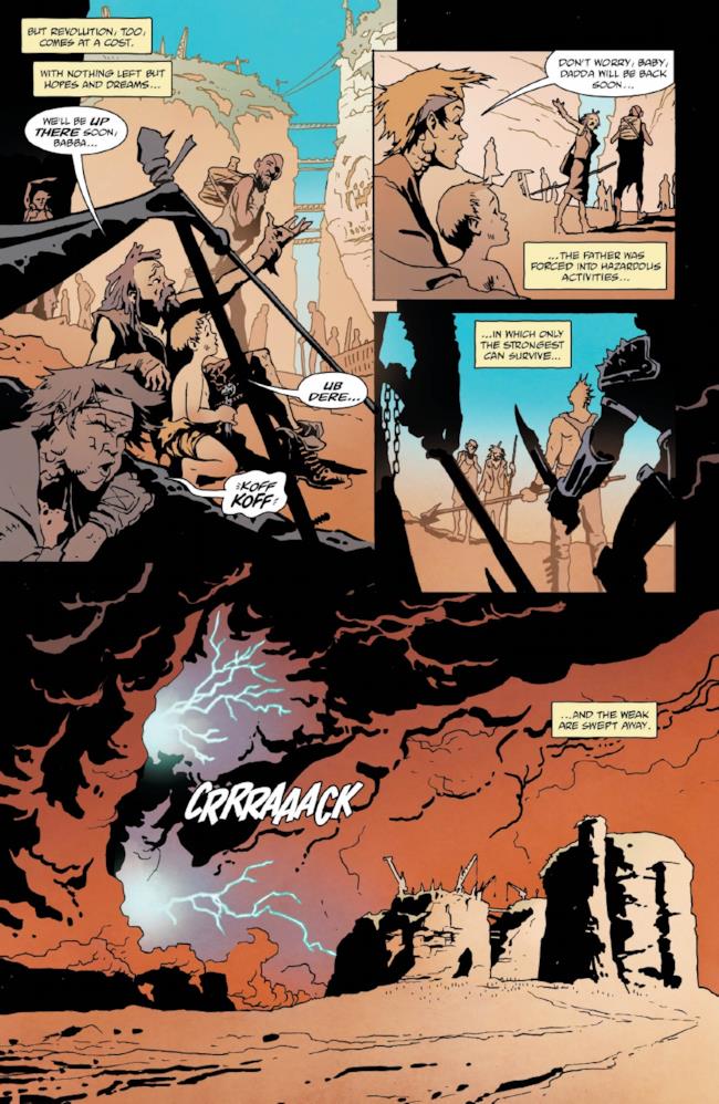 Pagina 3 del fumetto su Mad Max: Fury Road