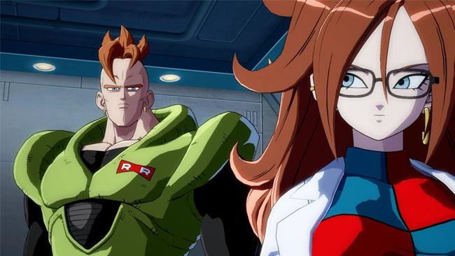 Dragon Ball, rivelata la madre di Androide 16 in Dragon Ball FighterZ A sinistra Androide 16, a destra Androide 21