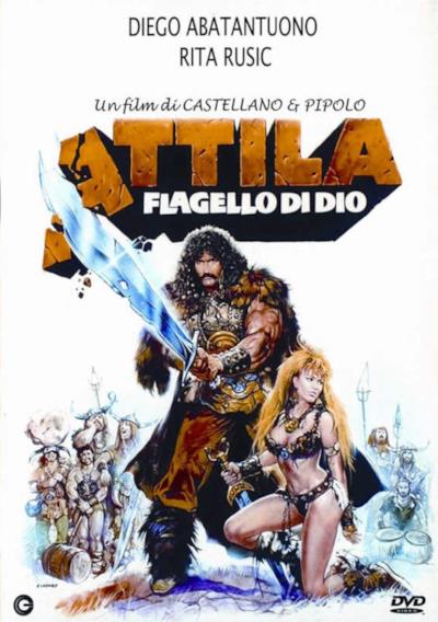 La locandina di Attila flagello di Dio