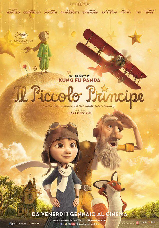 La locandina del film Il Piccolo Principe, nelle sale dal 1 gennaio 2016
