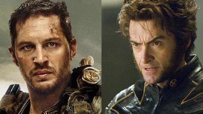 High Jackman vedrebbe bene Tom Hardy nel ruolo di Wolverine Tom Hardy e Hugh Jackman a confronto
