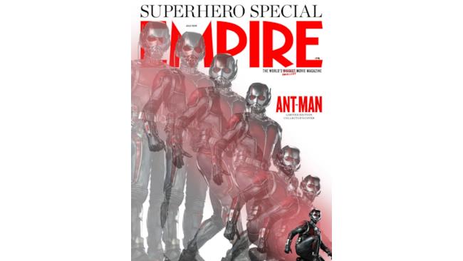 La copertina di Empire Magazine con Ant-Man