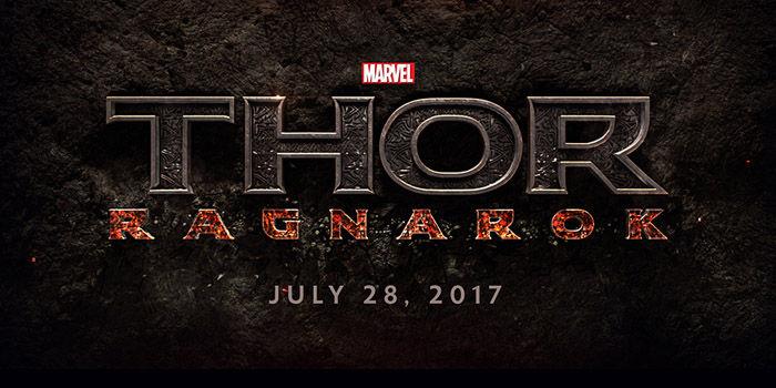 Logo Marvel ufficiale di Thor: Ragnarok