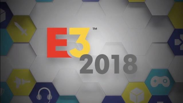 Il logo di E3 2018 L'immagine promozionale della conferenza