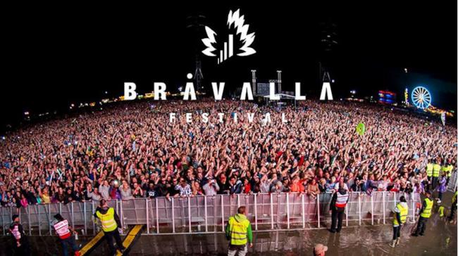 Il numeroso pubblico accorso al Bravalla Festival Una foto dei fan accorsi al Bravalla, festival della muscia svedese