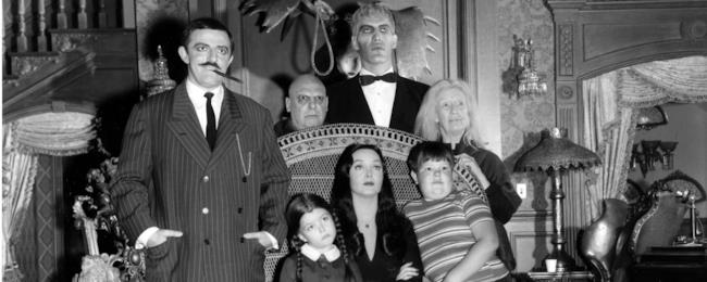 La Famiglia Addams in bianco e nero