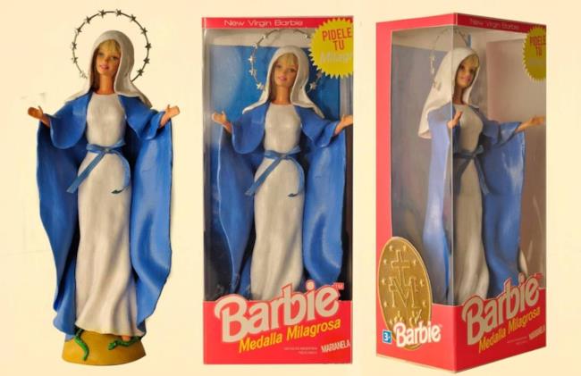 La Barbie con le sembianze della Madonna