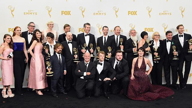 Alcuni dei vincitori degli Emmy 2015 dopo la cerimonia