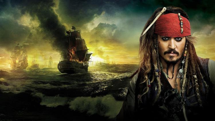 Jack Sparrow in un'immagine promozionale di Pirati dei Caraibi