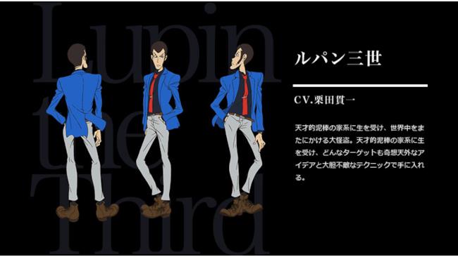 Character Design di Lupin III
