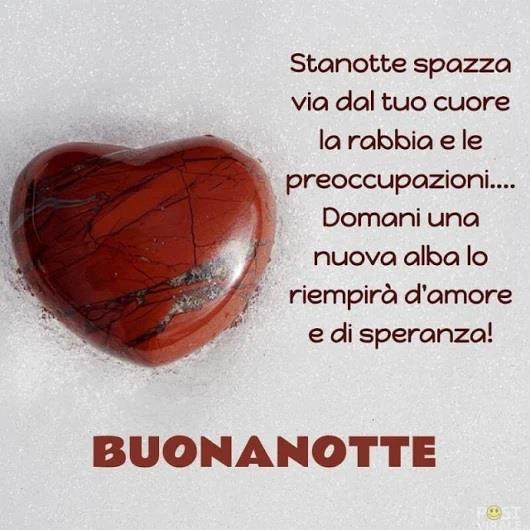 Un cuore sulla neve