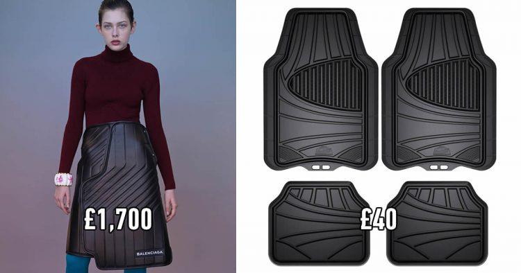 I tappeti per auto ispirano una linea di moda