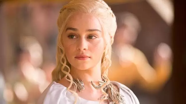 Emilia Clarke è Daenerys Targaryen La foto di Daenerys Targaryen da Game of Thrones