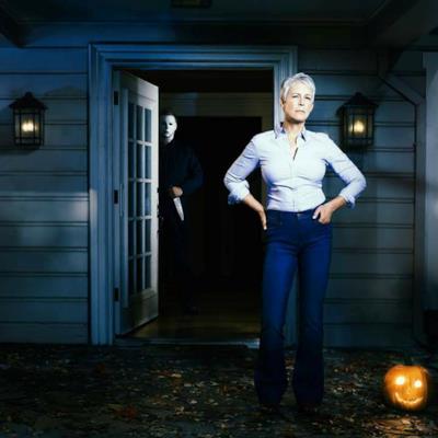 Jamie Lee Curtis e Michael Myers