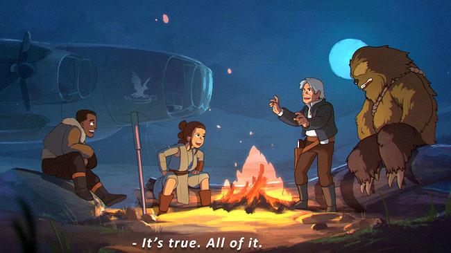 Star Wars 7 in stile Studio Ghibli Star Wars 7 come film Ghibli