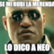 Se mi rubi la merenda lo dico a Neo