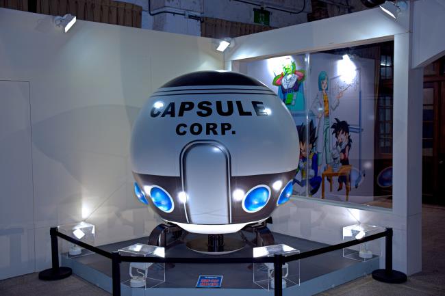 L'interno della Dragon Ball Science Exposition