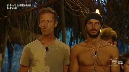 Rocco Siffredi e Andrea Montovoli all'Isola dei Famosi