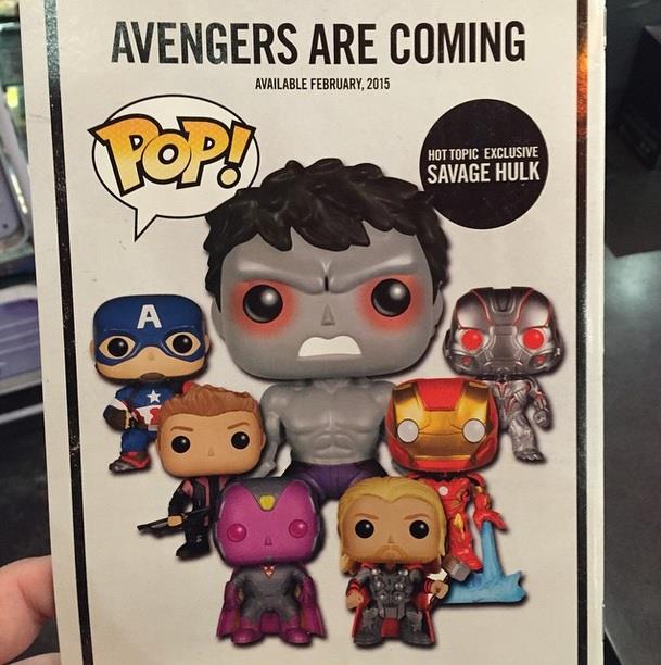 L'Hulk grigio in alcuni gadget di Avengers: Age of Ultron