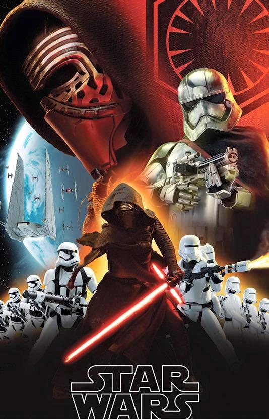 Poster di Star Wars: Il Risveglio della Forza con Kylo Ren